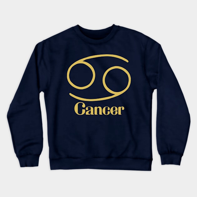 Cancer Zodiac Crewneck Sweatshirt by RiyanRizqi